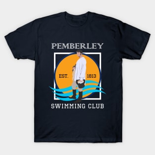 Pemberley Swimming Club Est. 1813 - Pride and Prejudice WHITE T-Shirt